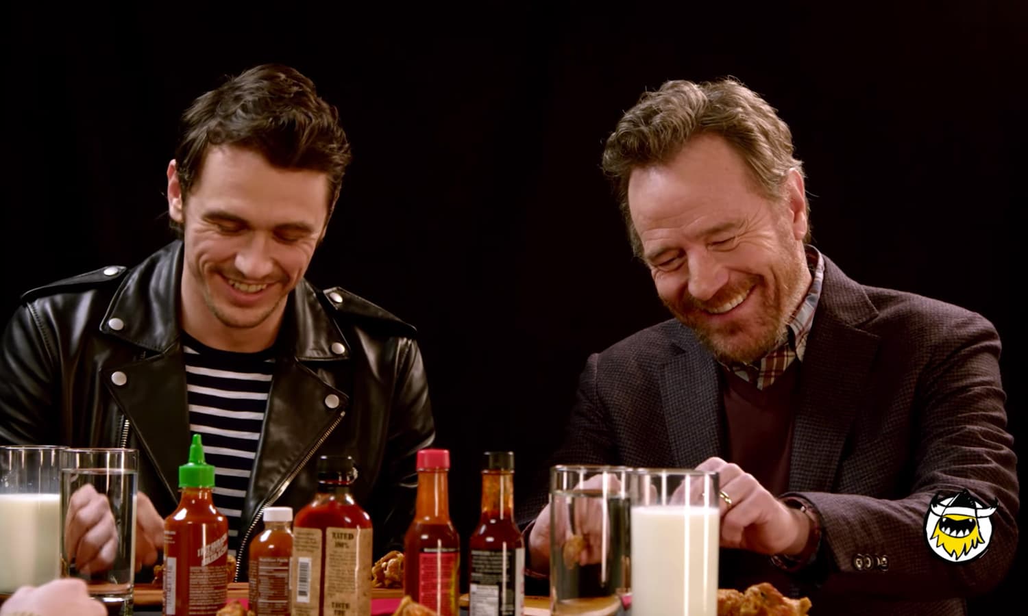 Watch James Franco And Bryan Cranston Eat Insanely Spicy Chicken Wings