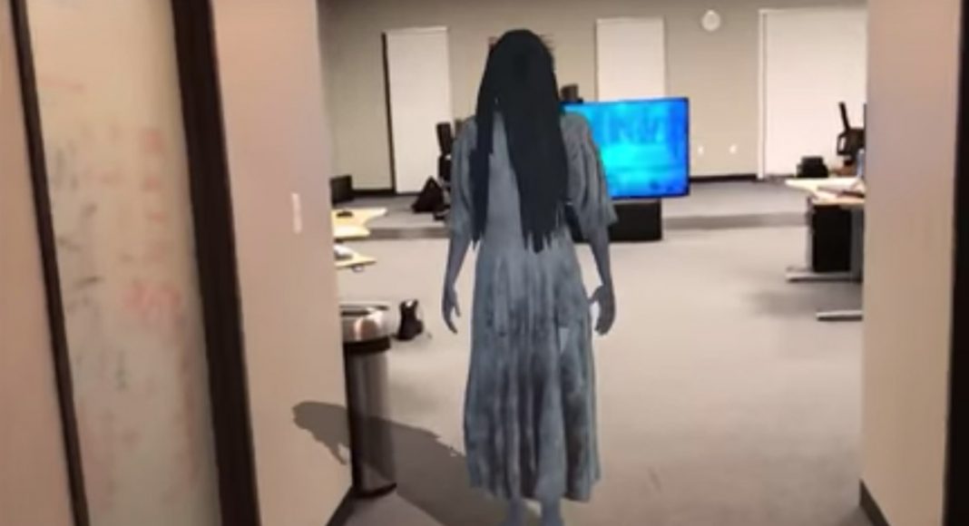 Watch The Girl From 'The Ring' Actually Crawl Out Of A TV