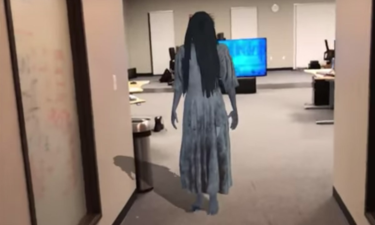 Watch The Girl From 'The Ring' Actually Crawl Out Of A TV