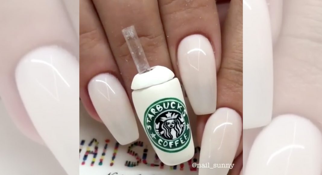 Starbucks manicure