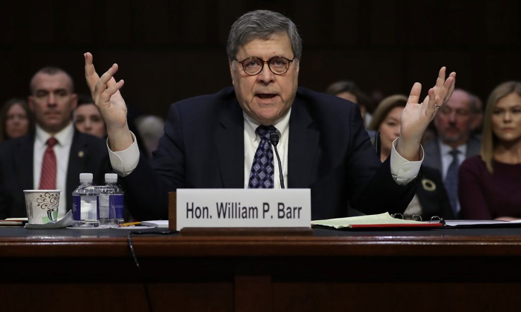 SG nominee william barr announces intention to respect state marijuana laws