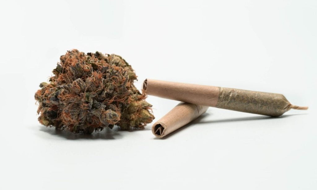 marijuana flower joint