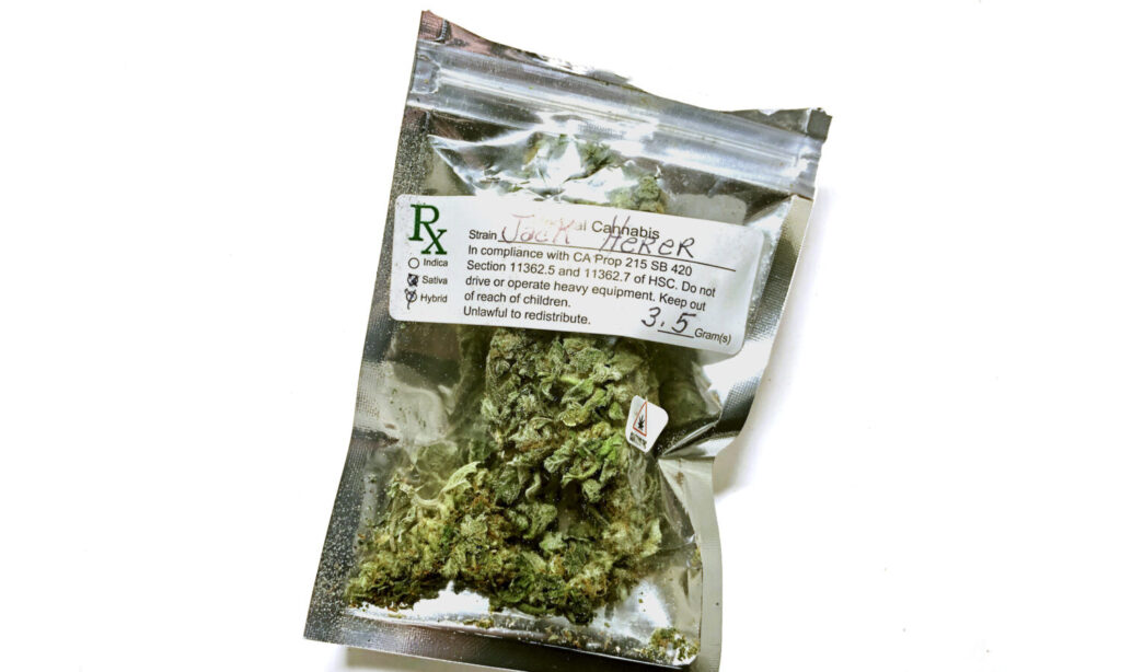 medical marijuana package